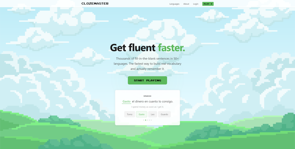 clozemaster screenshot